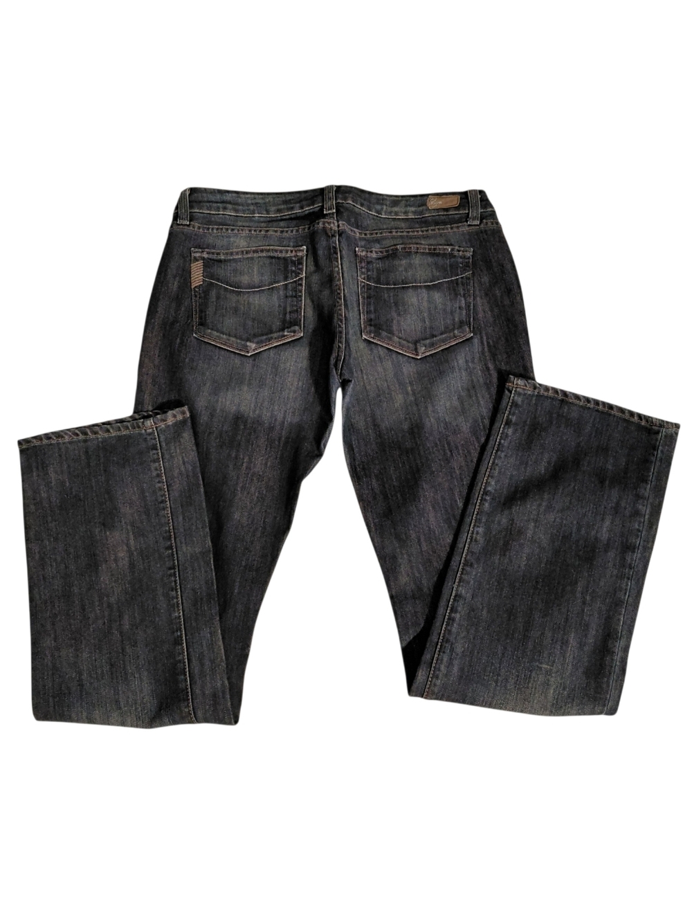 Paige Petite Blue Heights Low Rise Skinny Leg